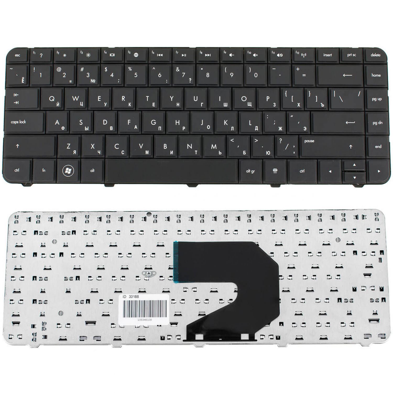 Клавиатура для ноутбука HP Compaq Presario CQ58 (13860)