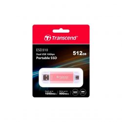 Накопичувач SSD USB 3.2 512GB Transcend (TS512GESD310P)