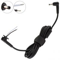 DC кабель для блоку живлення LENOVO 45W 4.0x1.7мм, 2 дроти (2x1мм), довжина 170см, L-подібний штекер, L-подібний вхід до блока живлення