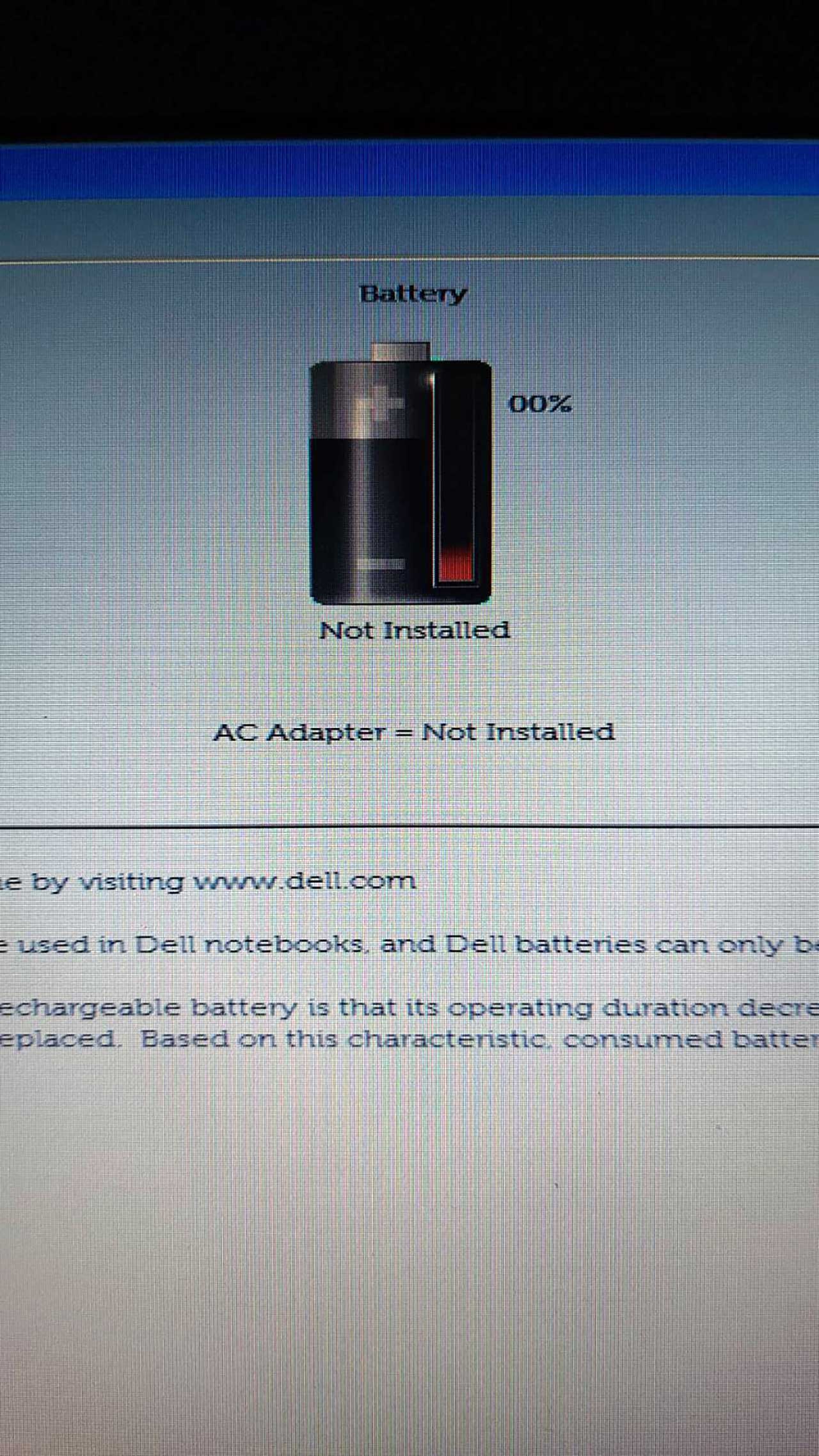 Ноутбук не видит новый аккумулятор Ошибка «Battery not detected» на экране ноутбука после замены батареи